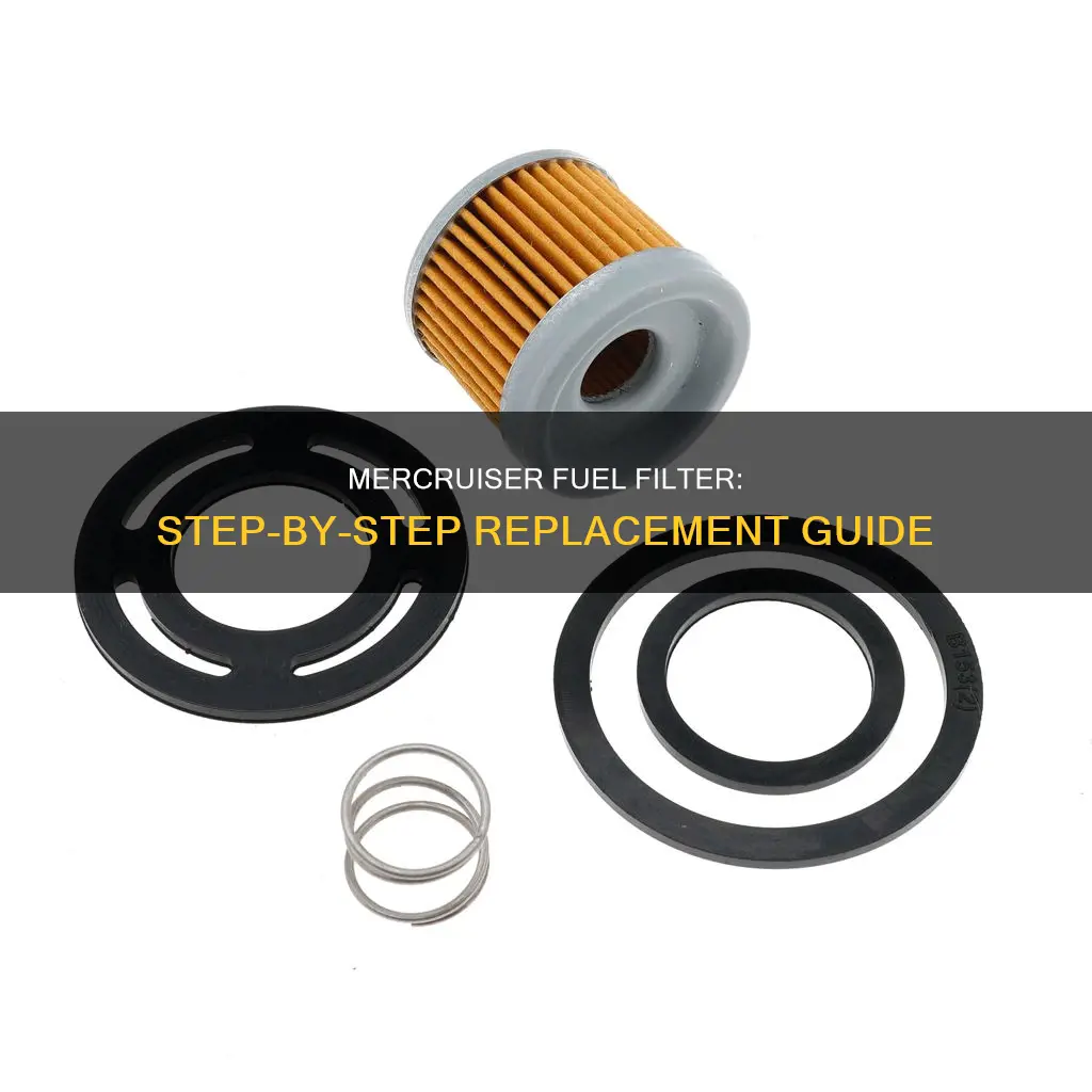 how to replace mercruiser fuel filter