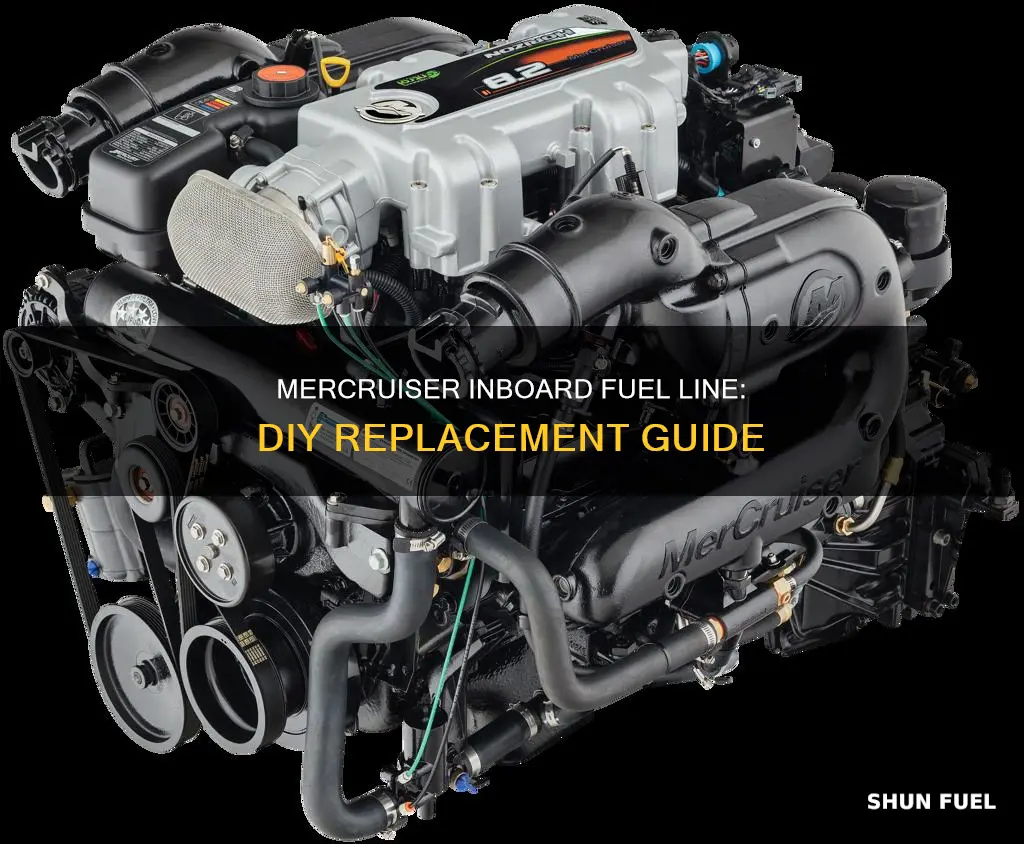 how to replace mercruiser inboard fuel line