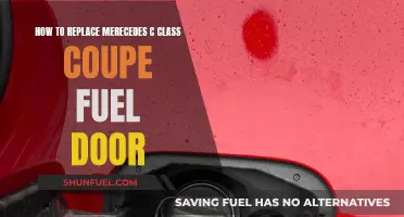 Replacing Mercedes C-Class Coupe Fuel Door: Step-by-Step Guide