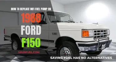 Replacing the MFI Fuel Pump in Your 1988 Ford F150