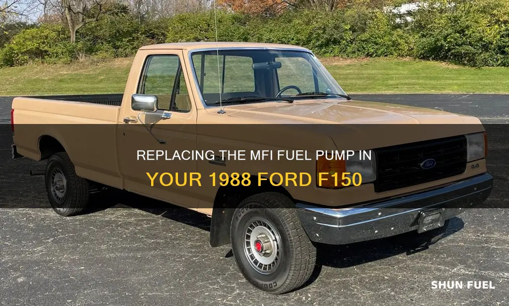 how to replace mfi fuel pump on 1988 ford f150