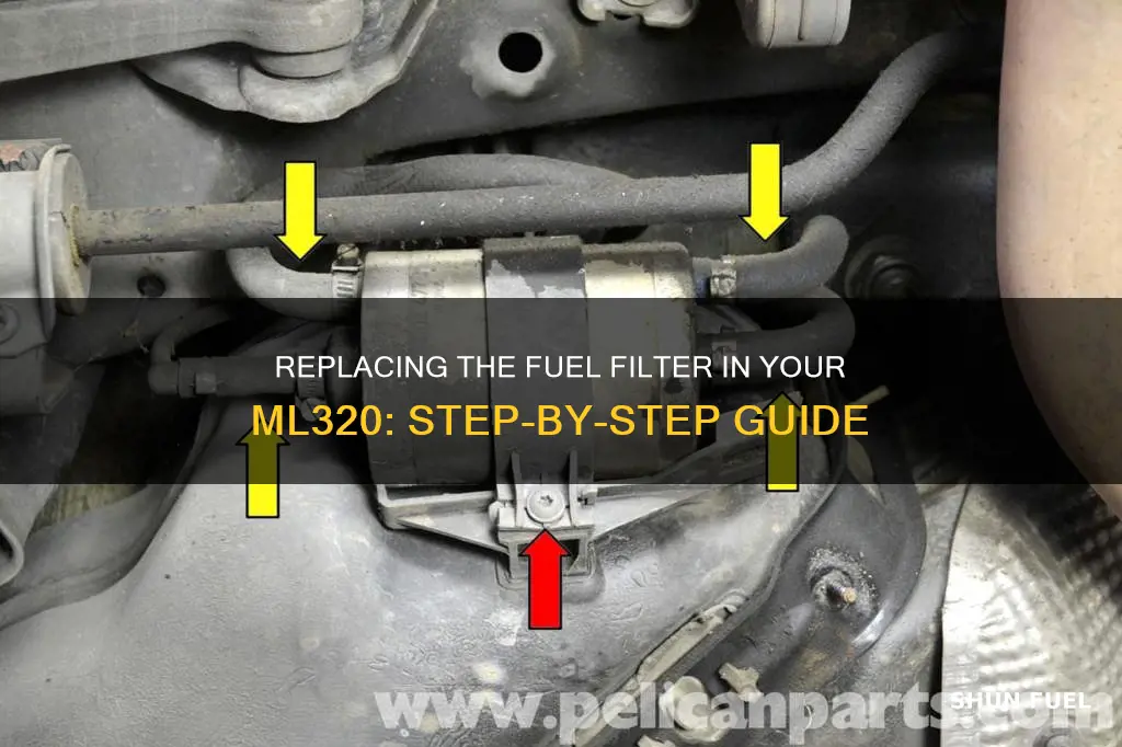 how to replace ml320 fuel filter