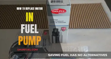 Replacing the Motor in Your Fuel Pump: A Step-by-Step Guide