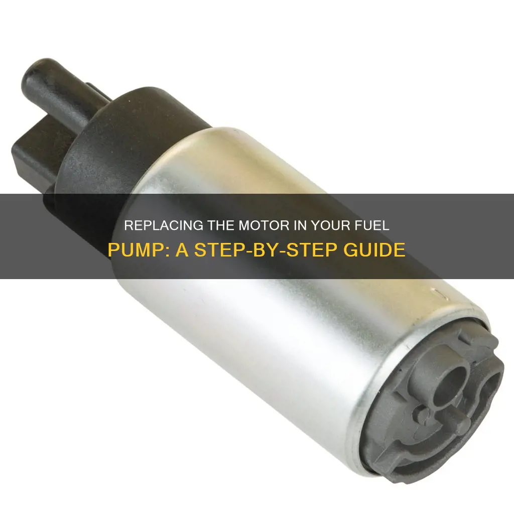 how to replace motor in fuel pump