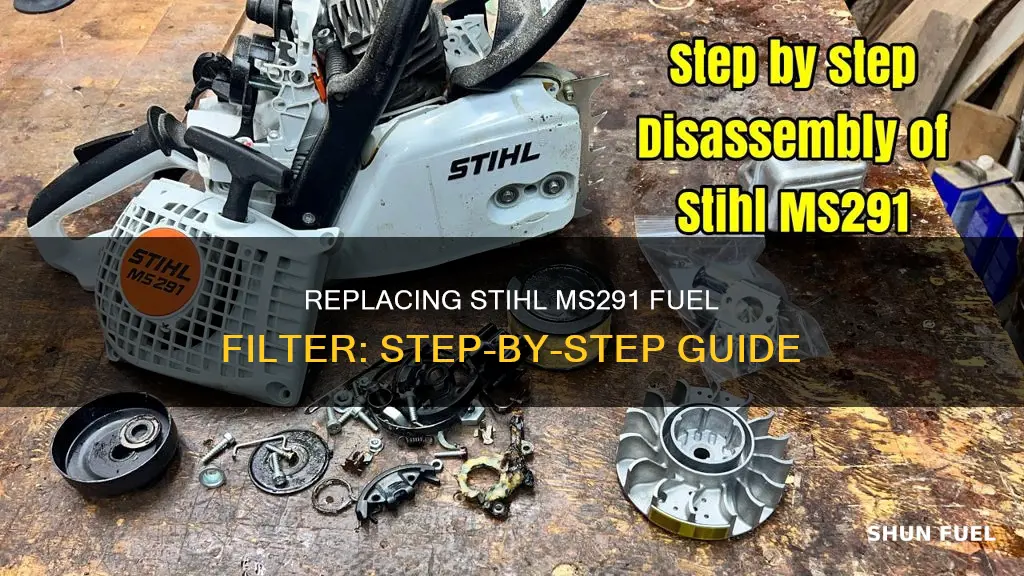 how to replace ms291 fuel filter