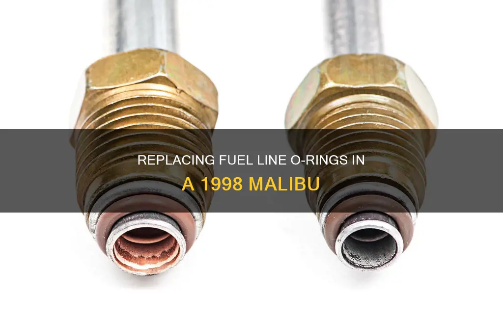 how to replace orings on fuel line 1998 malibu