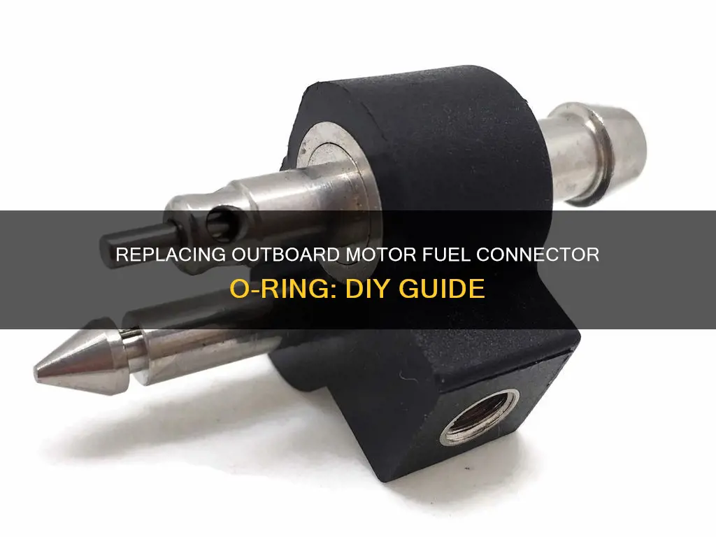 how to replace outboard motor fuel connector o ring