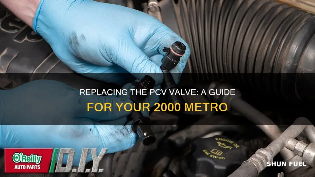 how to replace pcv valve in fuel injected 2000 metro