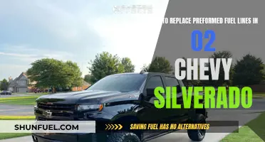 Replacing Preformed Fuel Lines in Your 02 Chevy Silverado