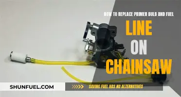 Replacing Chainsaw Primer Bulb and Fuel Line: DIY Guide