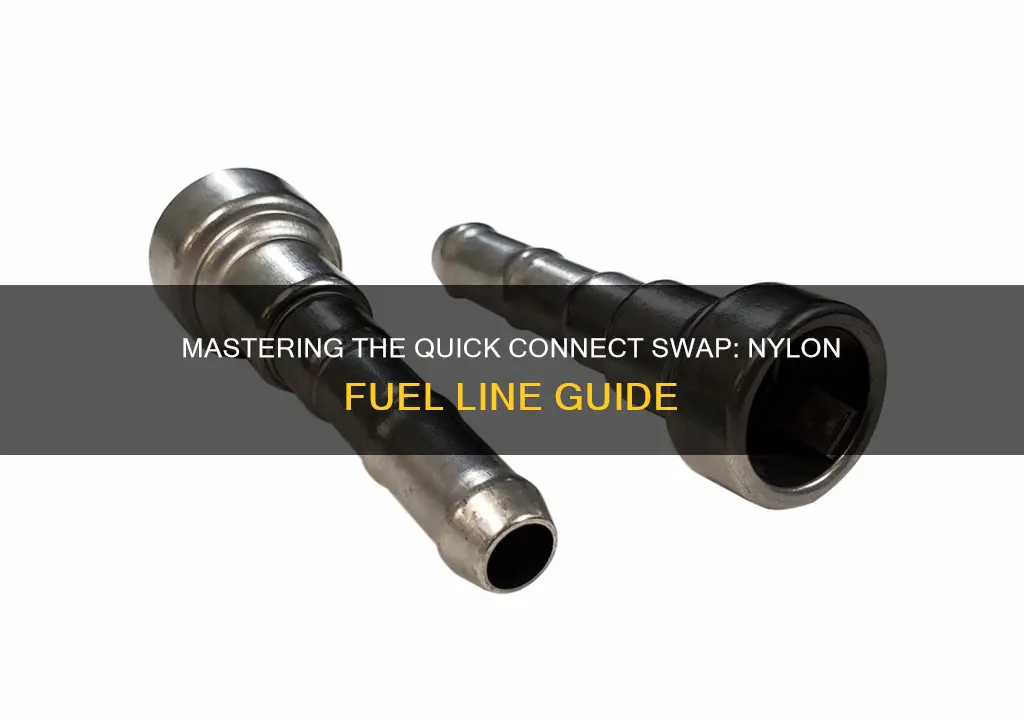 how to replace quick connect on nylon fuel line