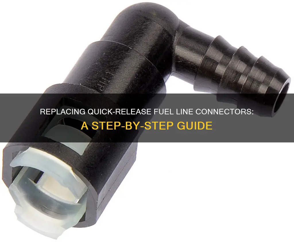 how to replace quick release fuel line connectors