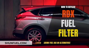 Replacing RDX Fuel Filter: Step-by-Step Guide for Easy Maintenance