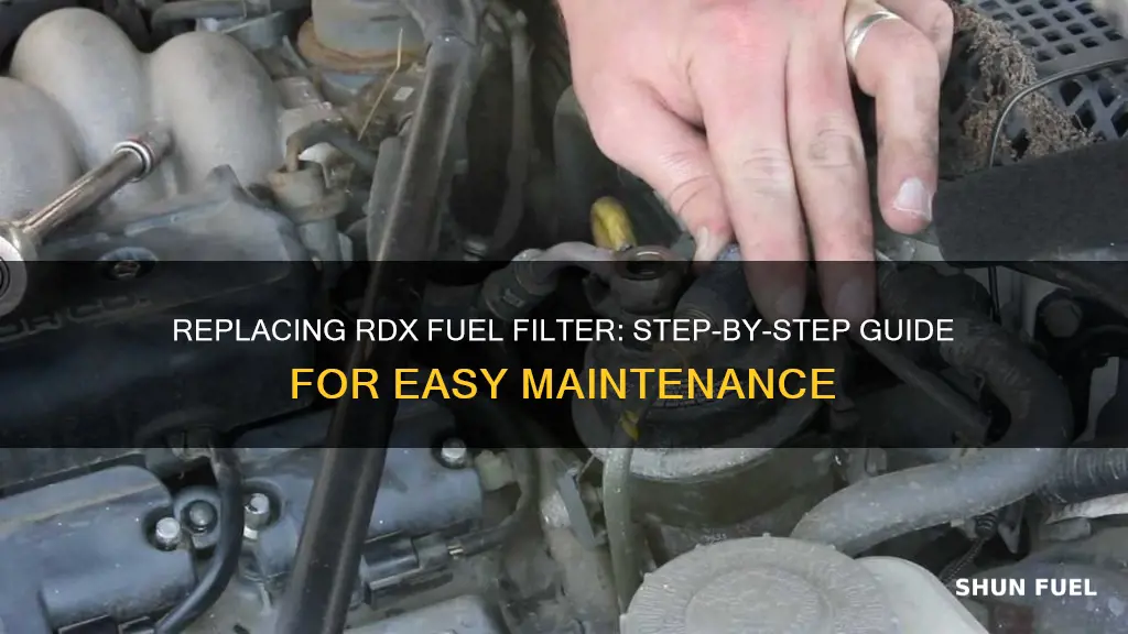 how to replace rdx fuel filter