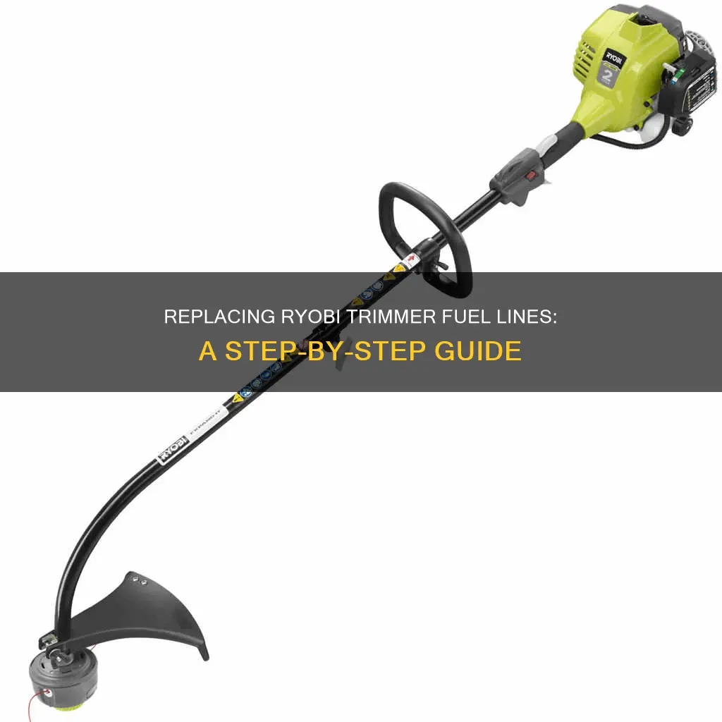 how to replace ryobi trimmer fuel lines