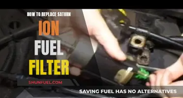 Replacing Saturn Ion Fuel Filter: Step-by-Step Guide