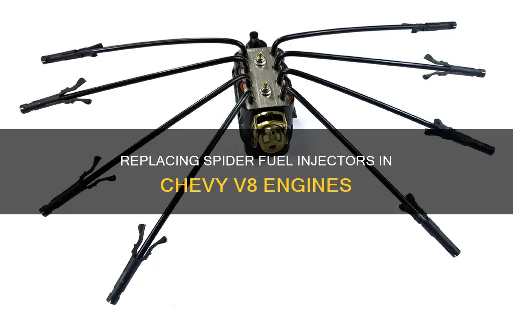 how to replace spider fuel injector v8 chevy