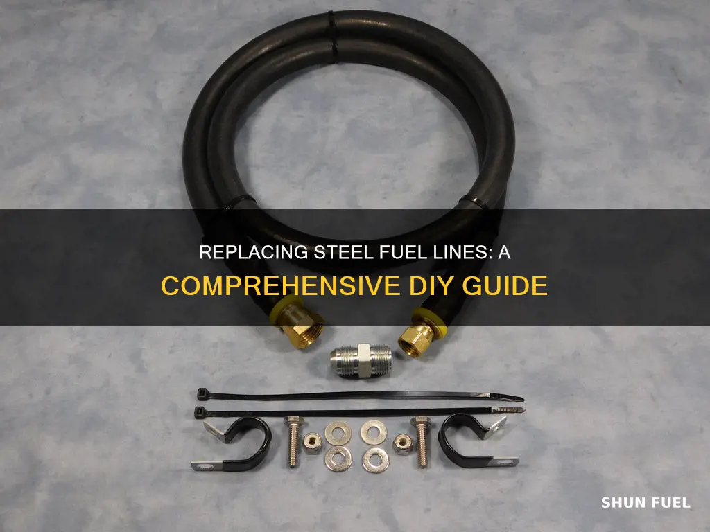 how to replace steel fuel line