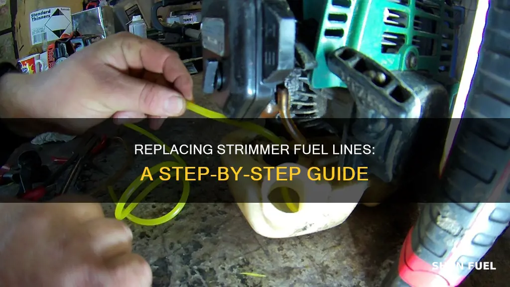 how to replace strimmer fuel line