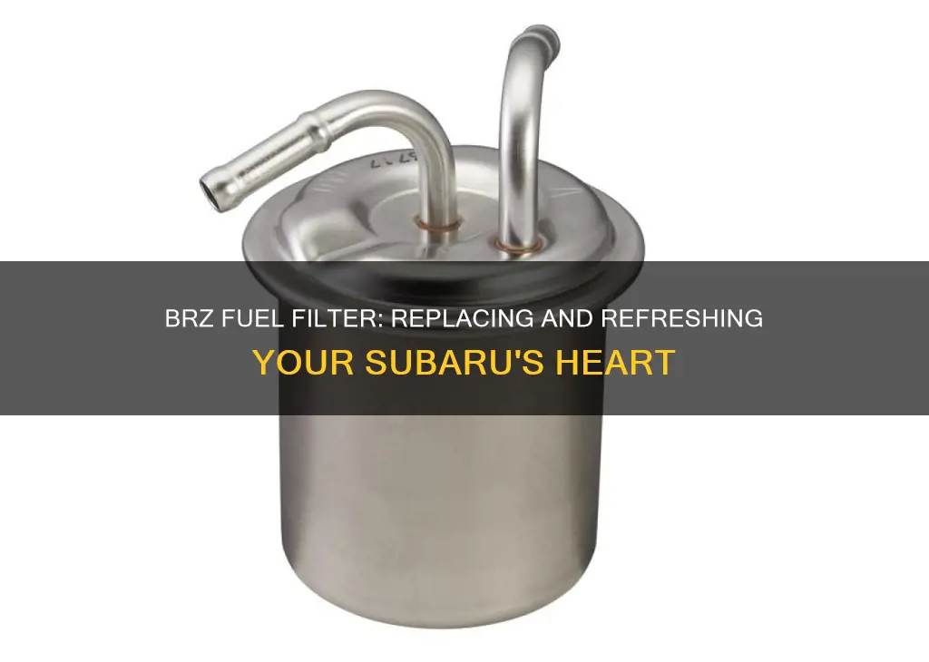 how to replace subaru brz fuel filter