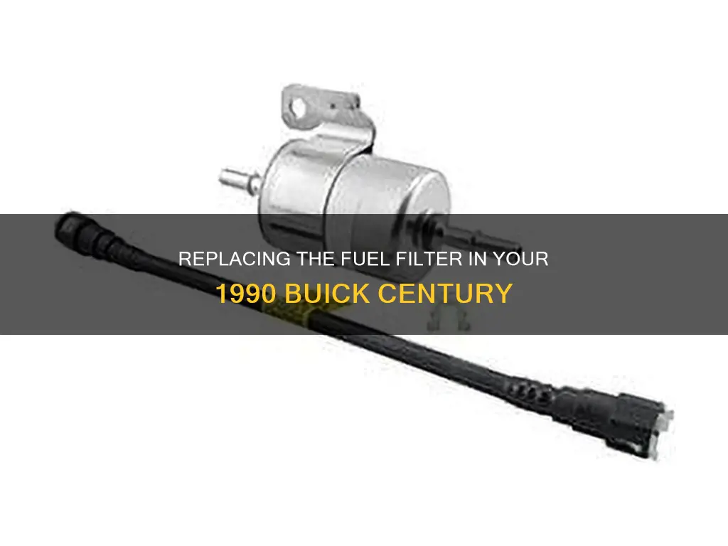 how to replace the fuel filter 1990 buick century