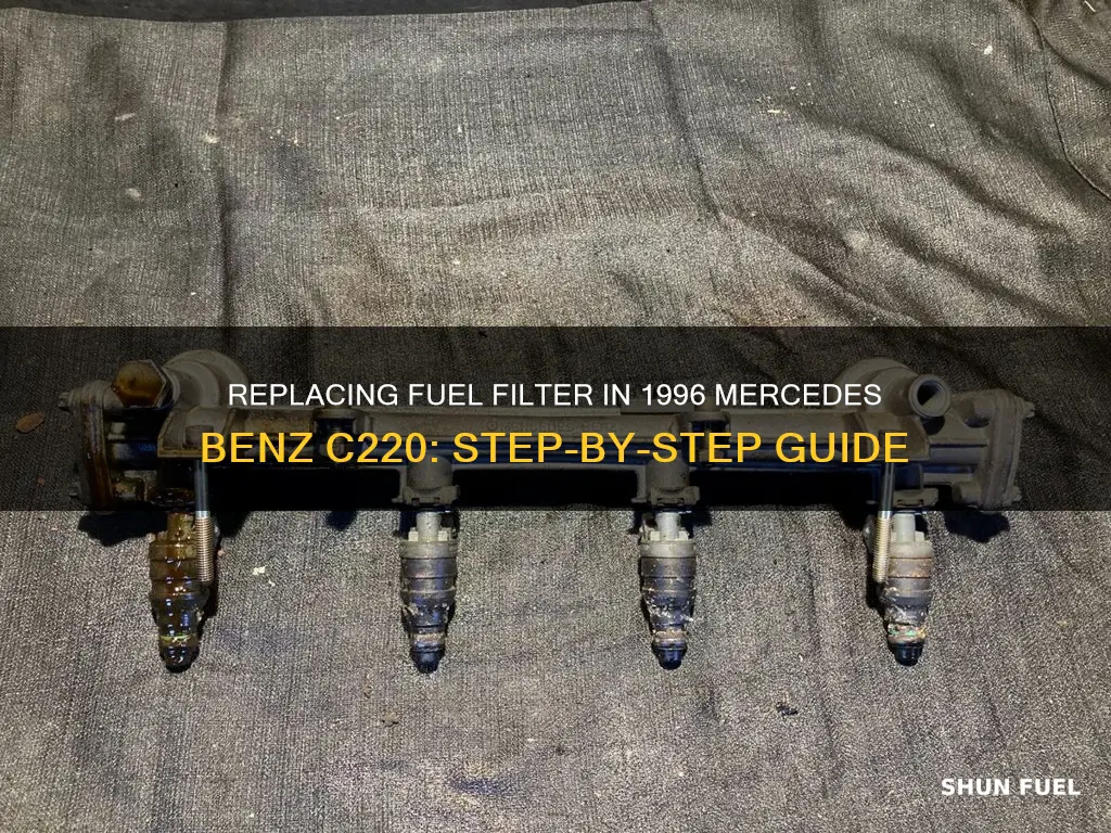 how to replace the fuel filter 1996 mercedes benz c220