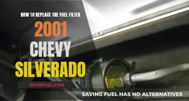 Replacing the Fuel Filter in Your 2001 Chevy Silverado