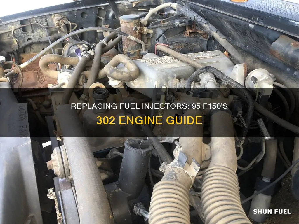 how to replace the fuel injectors on a 95 f150witha302engine