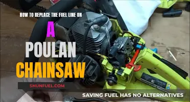 Replacing Fuel Line on Poulan Chainsaw: A Step-by-Step Guide