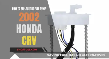 Replacing Fuel Pump in 2002 Honda CRV: Step-by-Step Guide