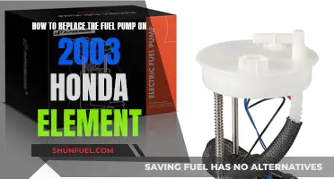 Replacing the Fuel Pump in a 2003 Honda Element: Step-by-Step Guide