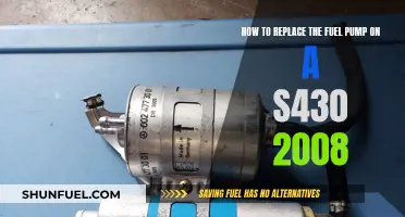 Replacing Fuel Pump in S430: Step-by-Step Guide