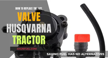 Tractor Maintenance: Replacing Husqvarna Fuel Valve