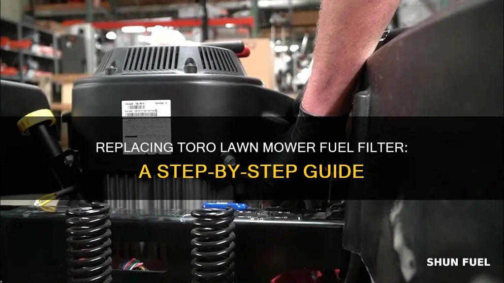 how to replace toro lawn mower fuel filter toro