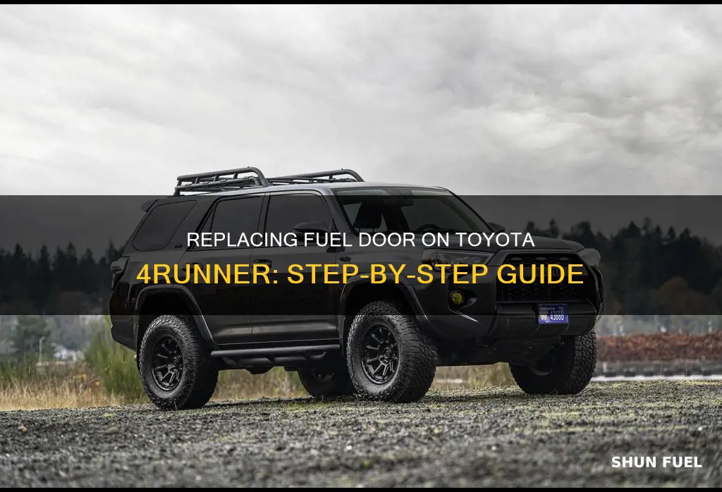 how to replace toyota 4runner fuel door