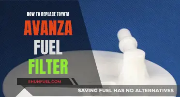 Replacing Toyota Avanza Fuel Filter: Step-by-Step Guide