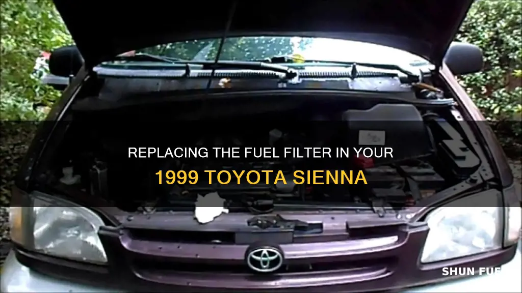 how to replace toyota sienna 1999 fuel filter