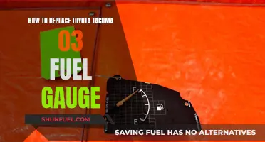 Replacing Fuel Gauge in Toyota Tacoma 03: DIY Guide