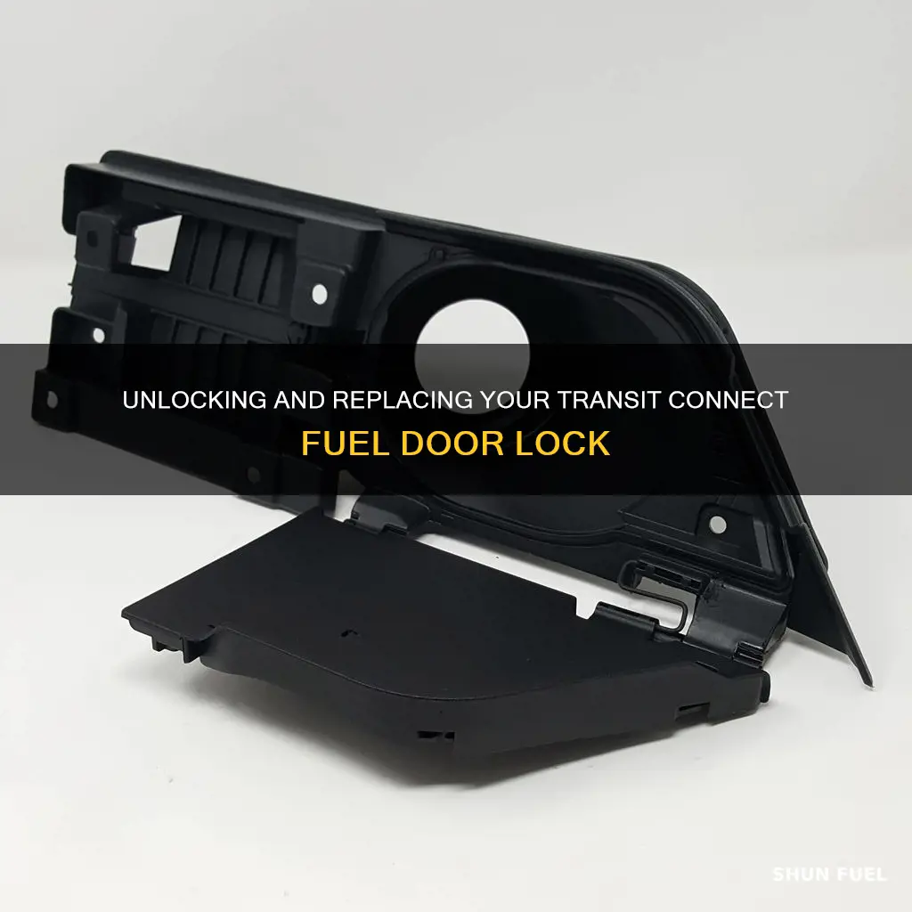 how to replace transit connect fuel door-lock cylinder