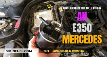 Replacing Fuel Filter in E350 Mercedes: Step-by-Step Guide