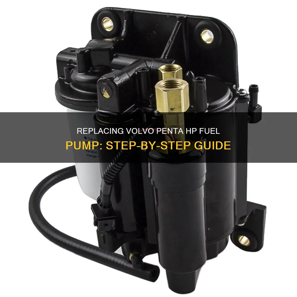 how to replace volvo penta hp fuel pump