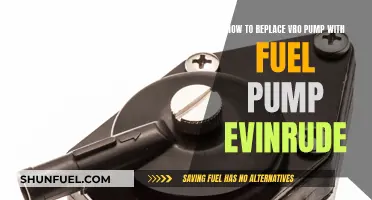 Replacing VRO Pumps: Evinrude Fuel Pump Switch