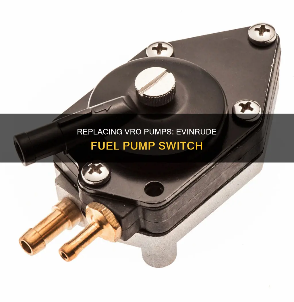 how to replace vro pump with fuel pump evinrude