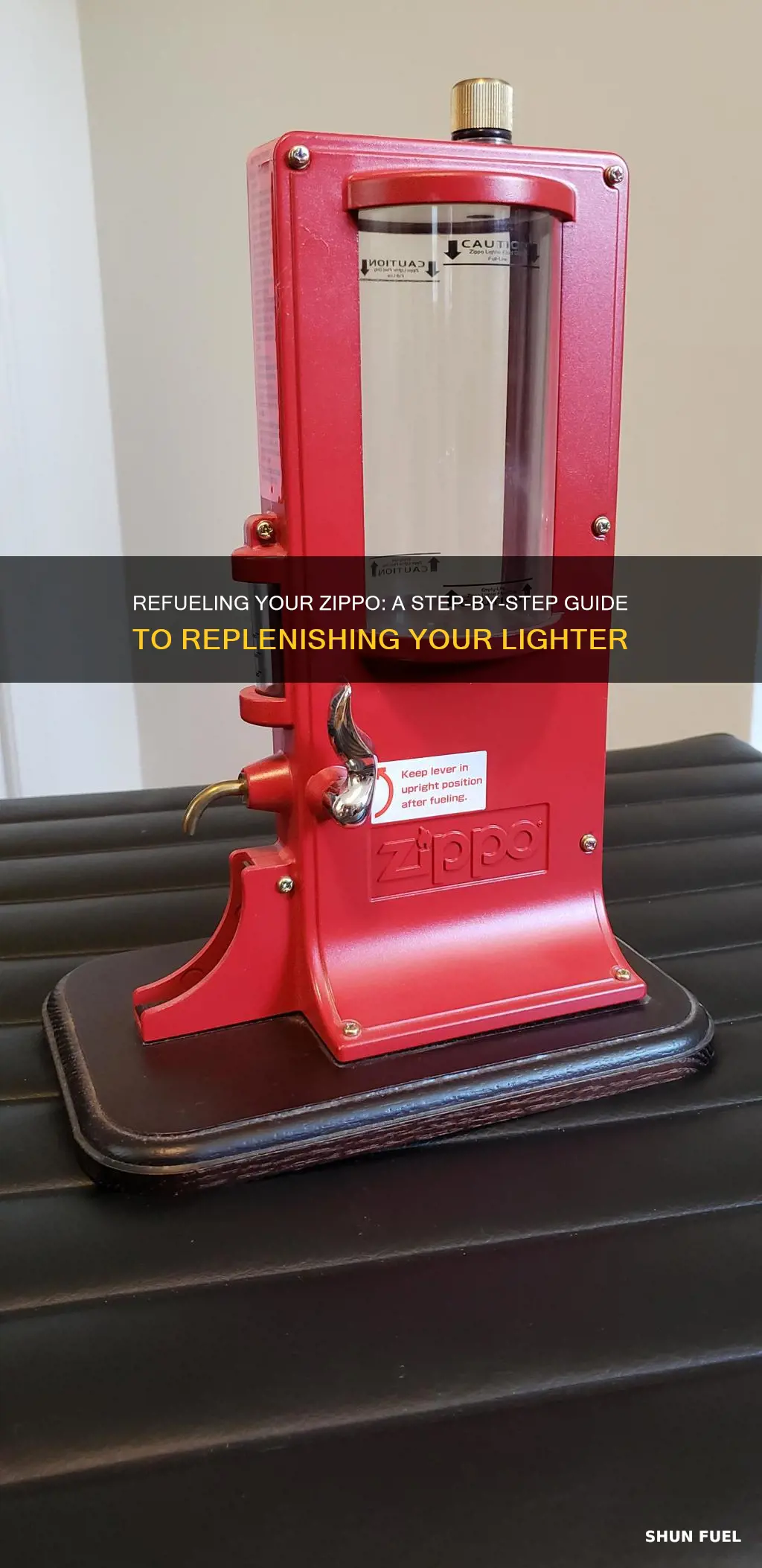 how to replace zippo fuel