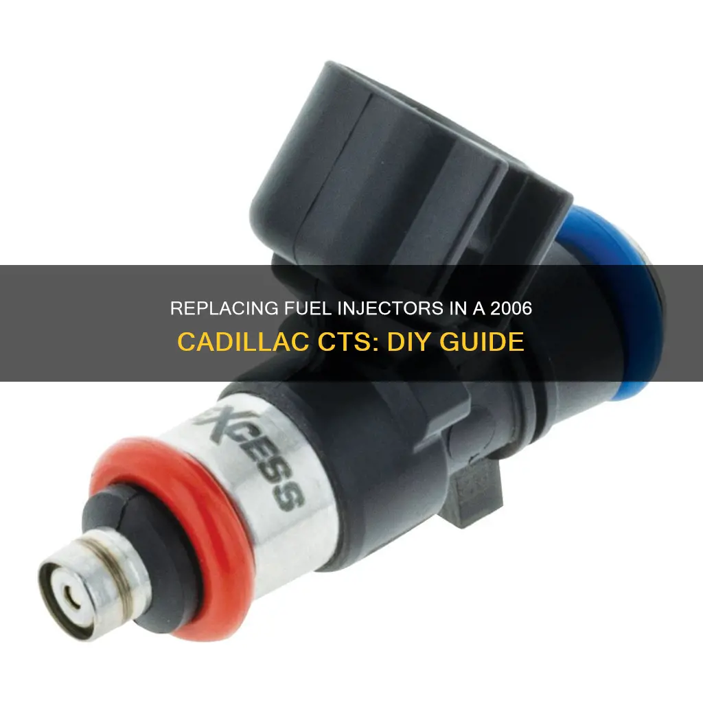 how to replaced fuel injector in a 2006 cadillac cts