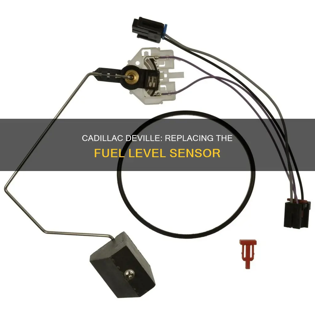 how to replacement fuel level sensor in cadillac deville