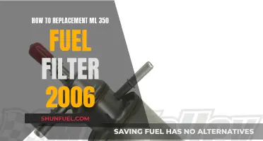 Replacing the Fuel Filter in Your 2006 ML 350: Step-by-Step Guide