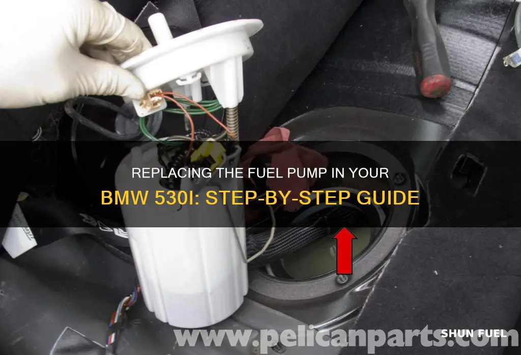 how to replacement the fuel pump on bmw 530i