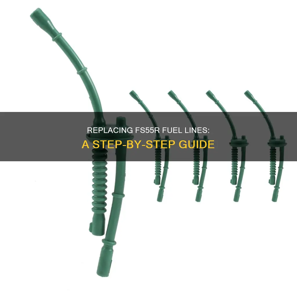 how to replade fs55r fuel line