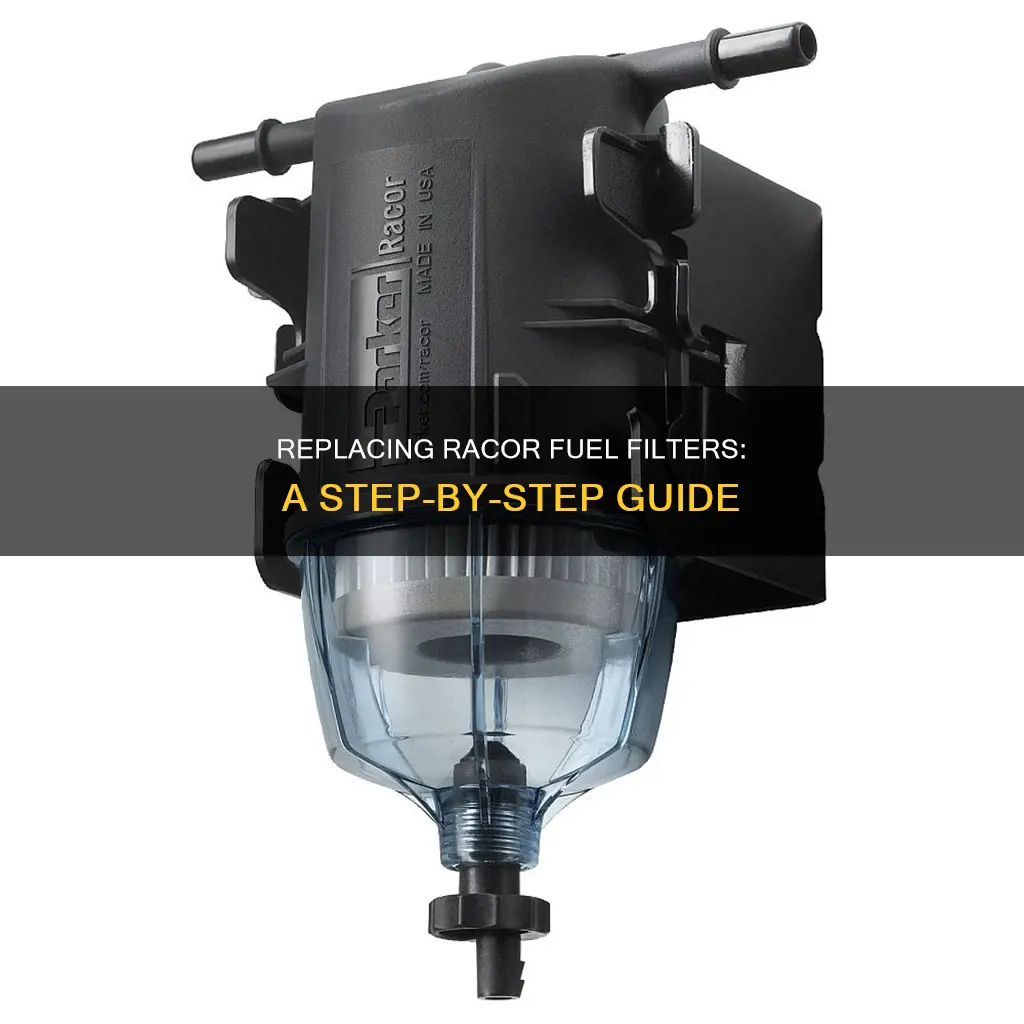 how to replca your racor fuel filter